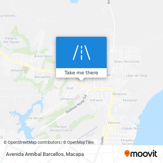 Avenida Anníbal Barcellos map