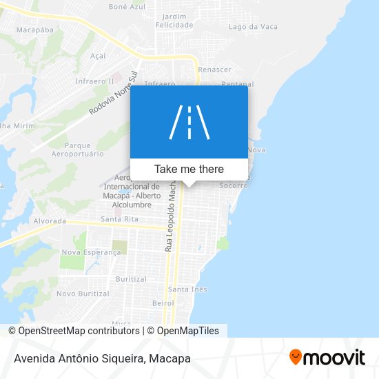 Avenida Antônio Siqueira map