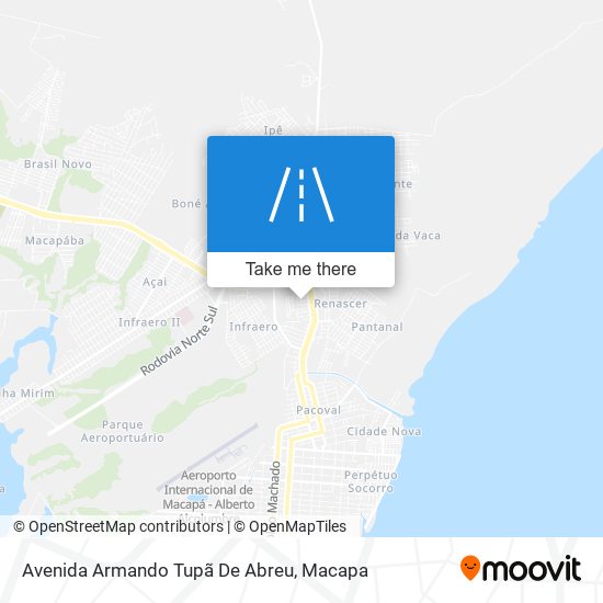 Mapa Avenida Armando Tupã De Abreu