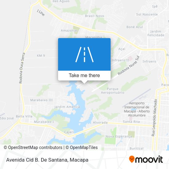 Avenida Cid B. De Santana map