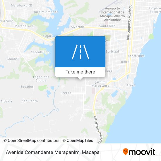 Avenida Comandante Marapanim map