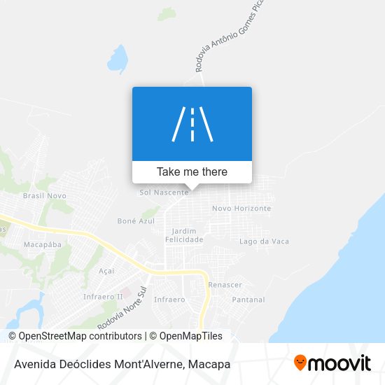 Avenida Deóclides Mont'Alverne map