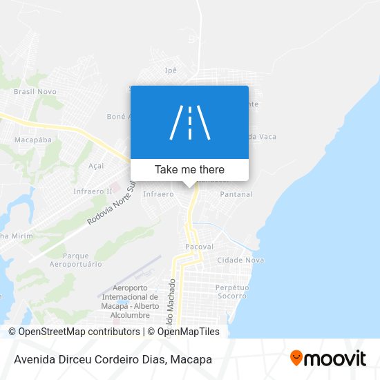 Avenida Dirceu Cordeiro Dias map