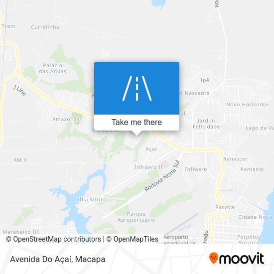 Avenida Do Açaí map