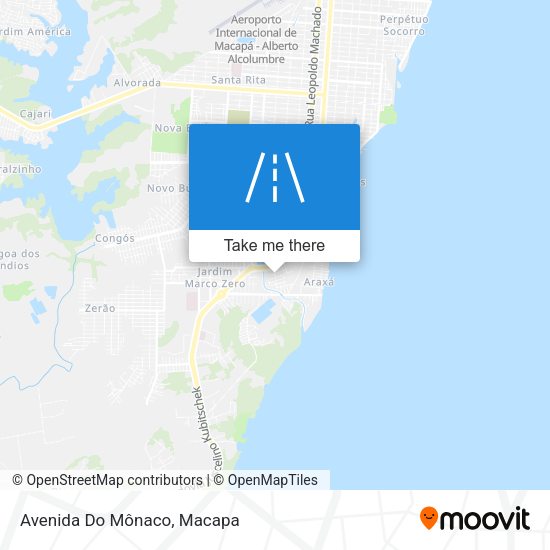 Avenida Do Mônaco map