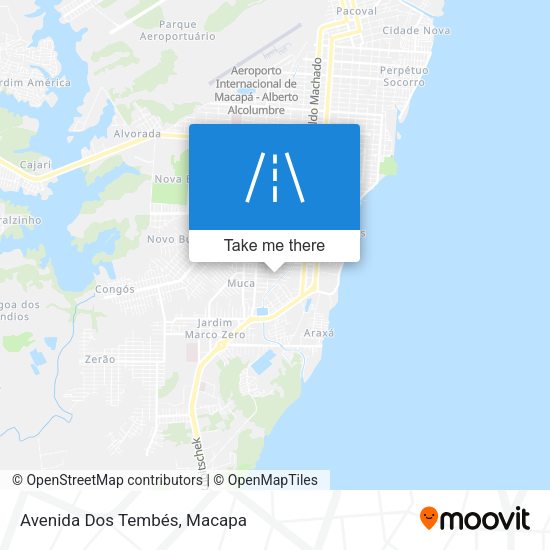 Avenida Dos Tembés map