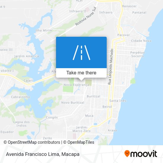 Avenida Francisco Lima map