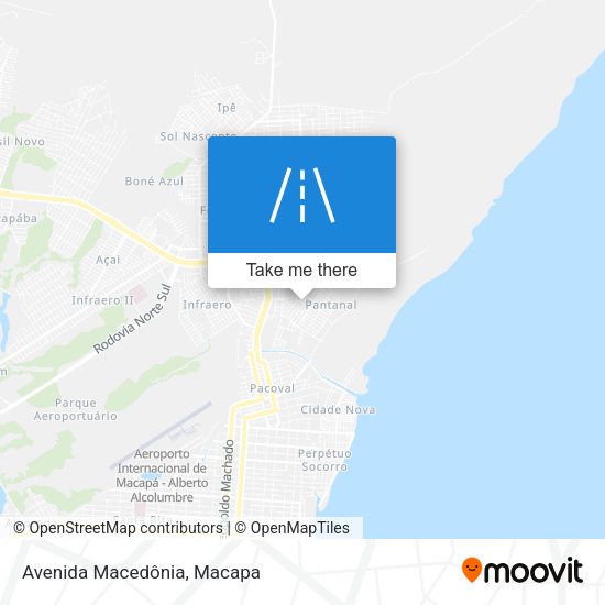 Avenida Macedônia map