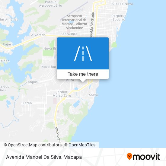 Mapa Avenida Manoel Da Silva