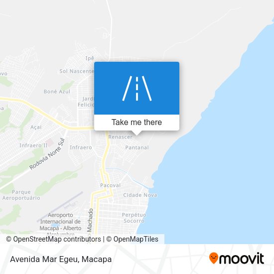 Mapa Avenida Mar Egeu