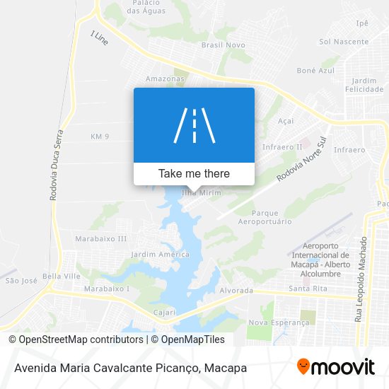 Avenida Maria Cavalcante Picanço map