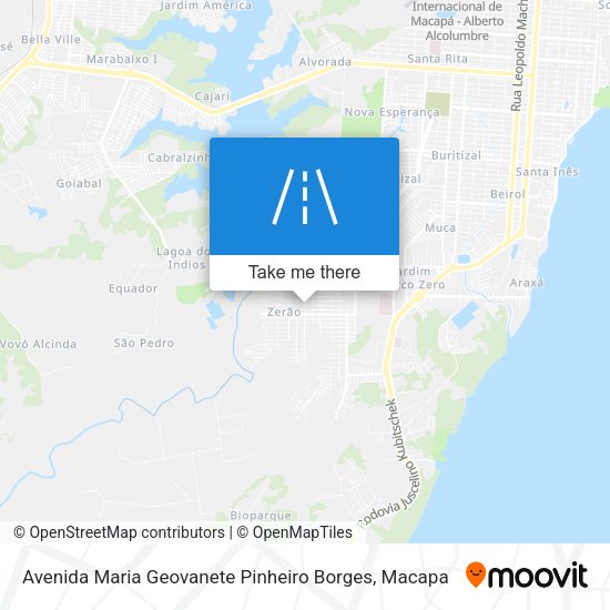 Avenida Maria Geovanete Pinheiro Borges map