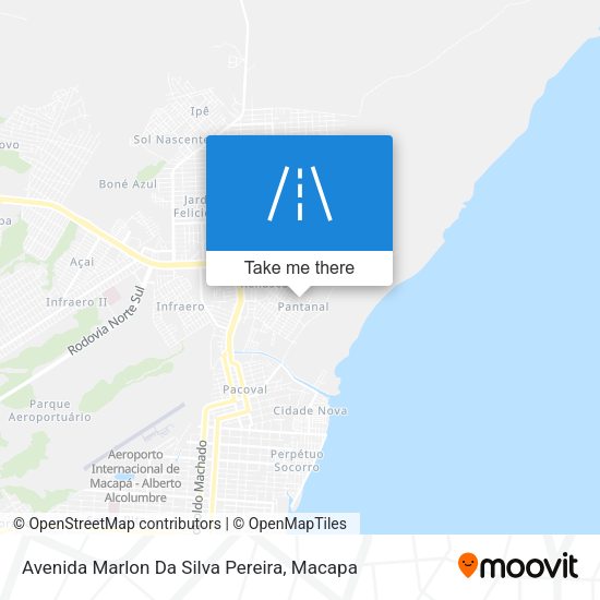 Avenida Marlon Da Silva Pereira map