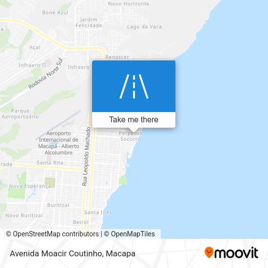 Avenida Moacir Coutinho map