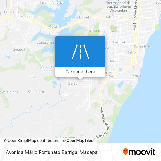 Avenida Mário Fortunato Barriga map