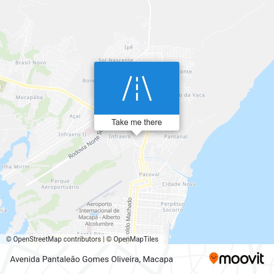 Avenida Pantaleão Gomes Oliveira map