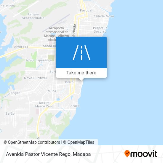 Avenida Pastor Vicente Rego map