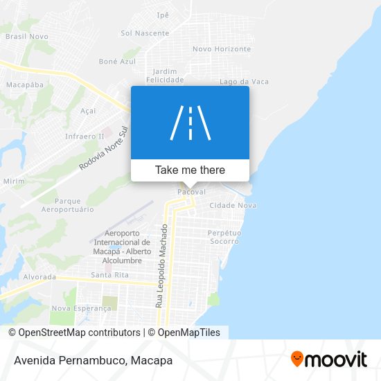 Avenida Pernambuco map