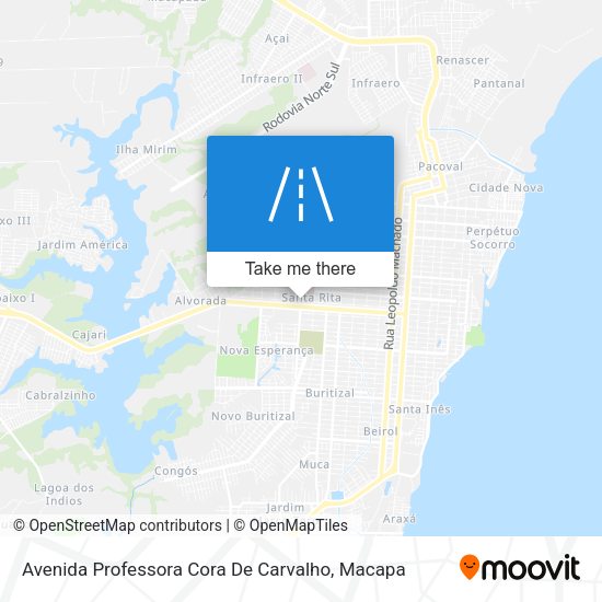 Avenida Professora Cora De Carvalho map