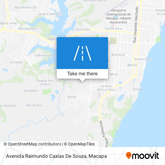 Mapa Avenida Raimundo Caxias De Souza