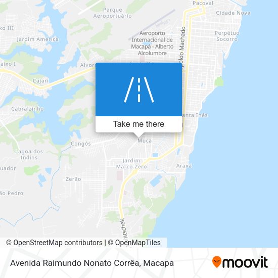 Mapa Avenida Raimundo Nonato Corrêa