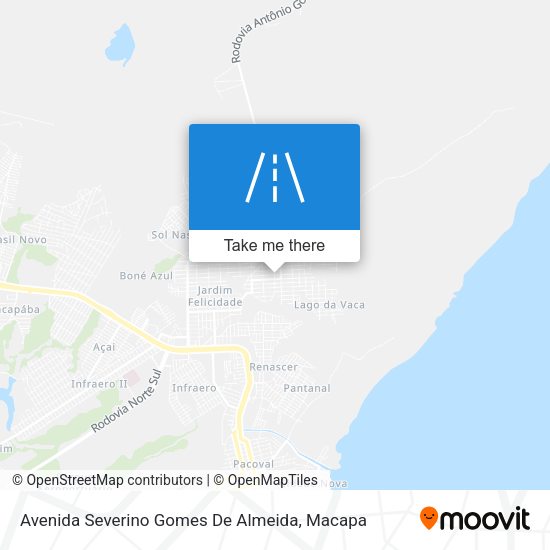 Avenida Severino Gomes De Almeida map
