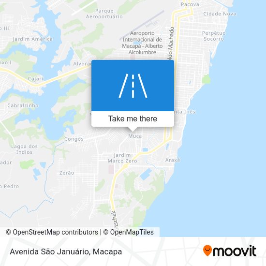Avenida São Januário map