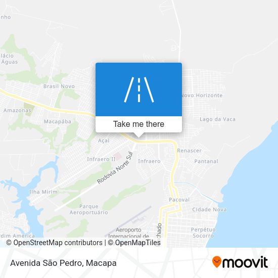 Avenida São Pedro map