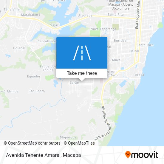 Avenida Tenente Amaral map