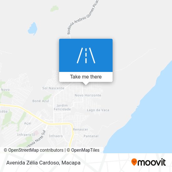 Avenida Zélia Cardoso map
