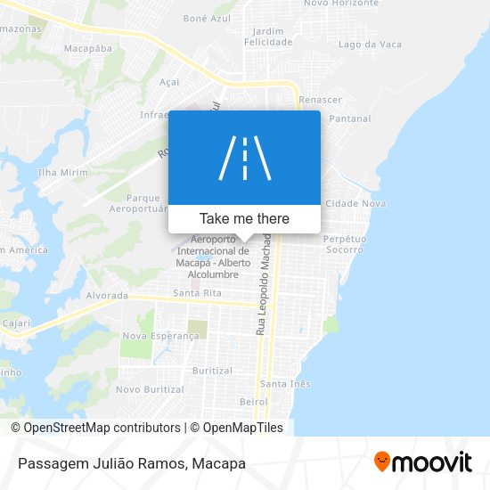 Passagem Julião Ramos map