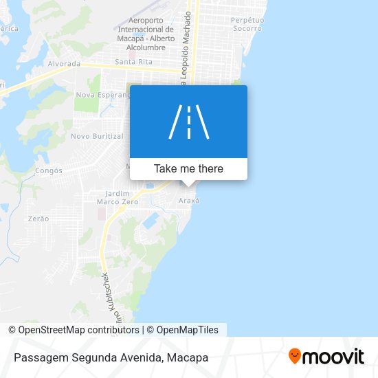 Passagem Segunda Avenida map