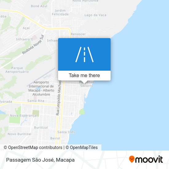 Passagem São José map