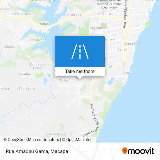 Rua Amadeu Gama map