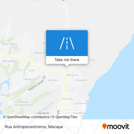 Rua Antropocentrismo map