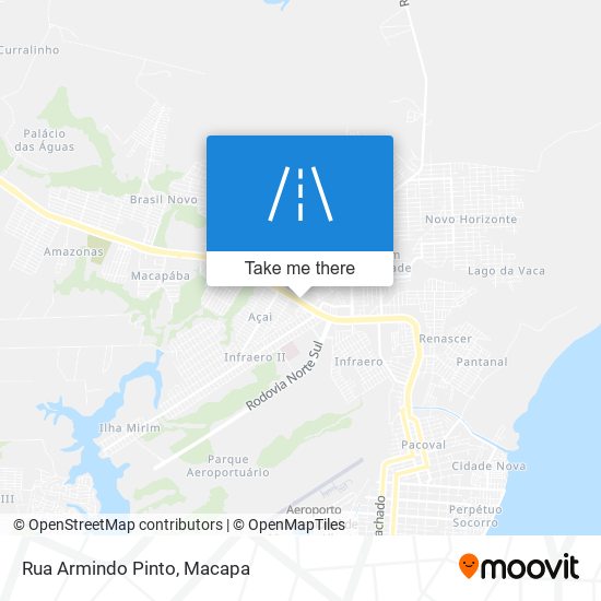 Mapa Rua Armindo Pinto