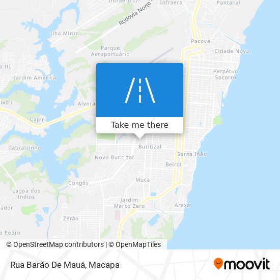 Mapa Rua Barão De Mauá