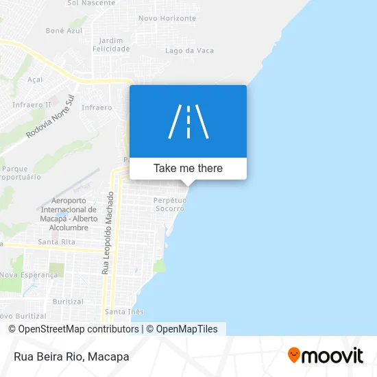 Rua Beira Rio map