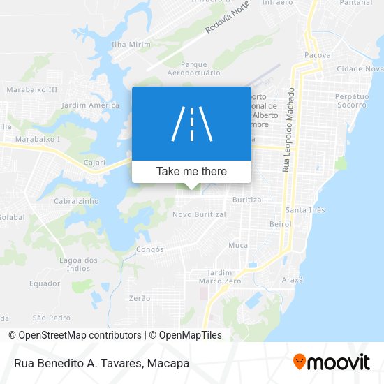 Rua Benedito A. Tavares map