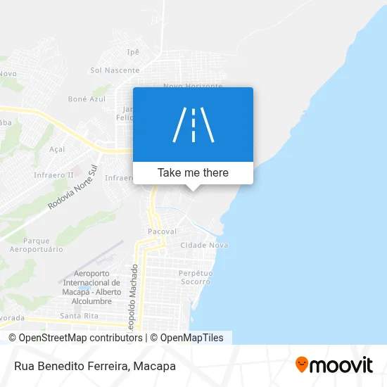 Rua Benedito Ferreira map
