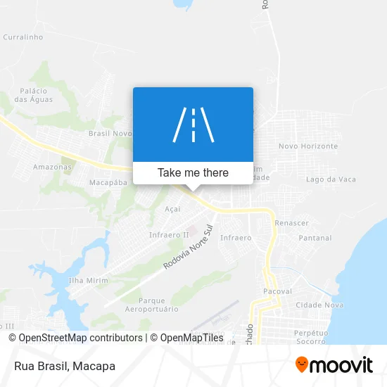 Rua Brasil map