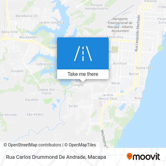Rua Carlos Drummond De Andrade map