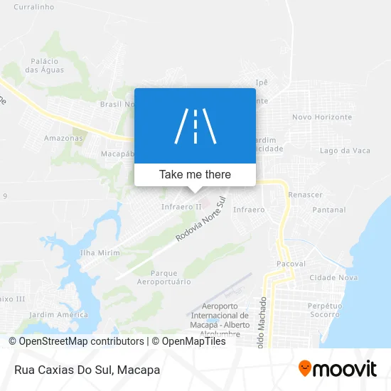 Rua Caxias Do Sul map