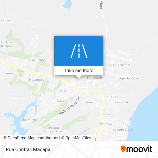 Rua Central map