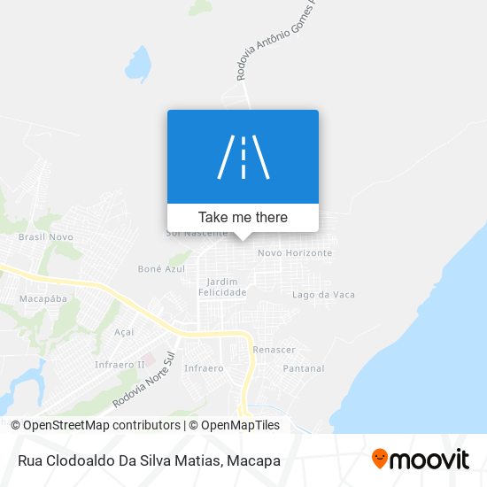 Mapa Rua Clodoaldo Da Silva Matias