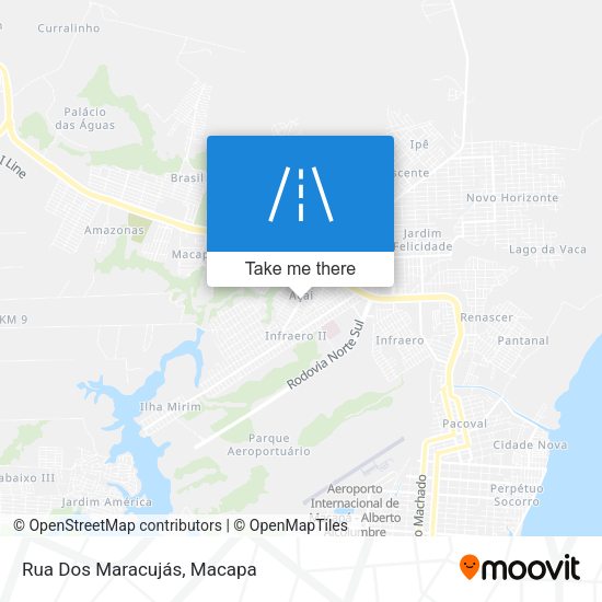 Rua Dos Maracujás map