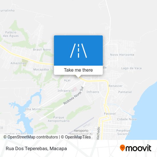 Mapa Rua Dos Teperebas