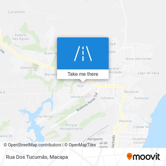 Mapa Rua Dos Tucumãs