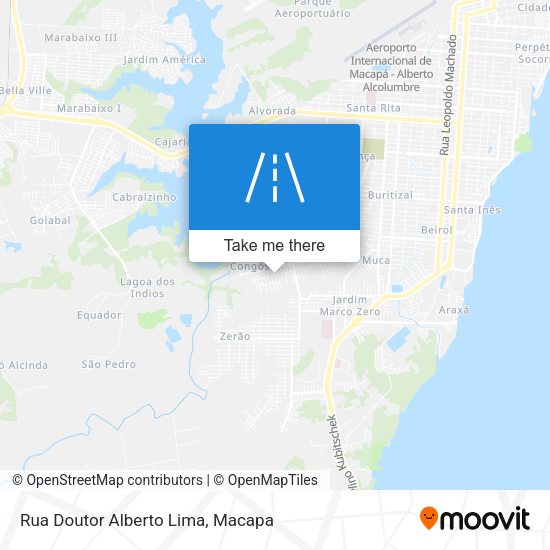 Rua Doutor Alberto Lima map