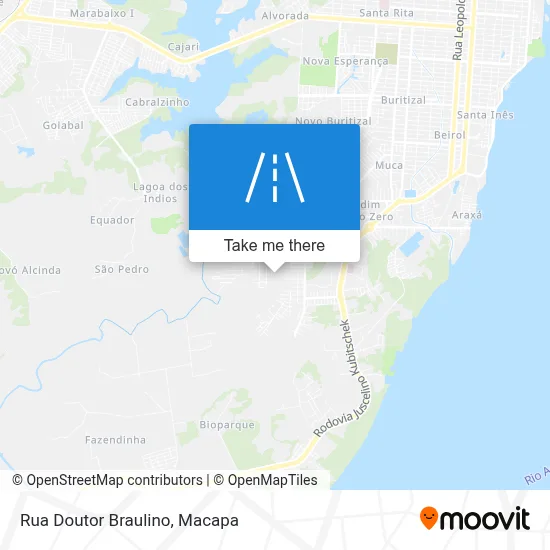 Rua Doutor Braulino map